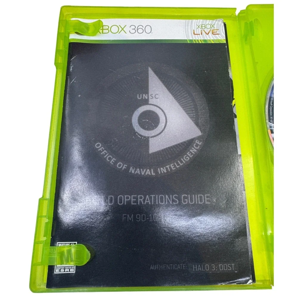 Halo 3 ODST Xbox 360 Video Game 2-Disc Set Microsoft Bungie 2009